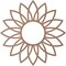 Ekena Millwork Daisy Wood Fretwork Pierced Ceiling Medallion, Wood (Paint Grade), 16"OD x 5 5/8"ID x 3/8"T CMWP16X16X0375DAMF - alternate 4